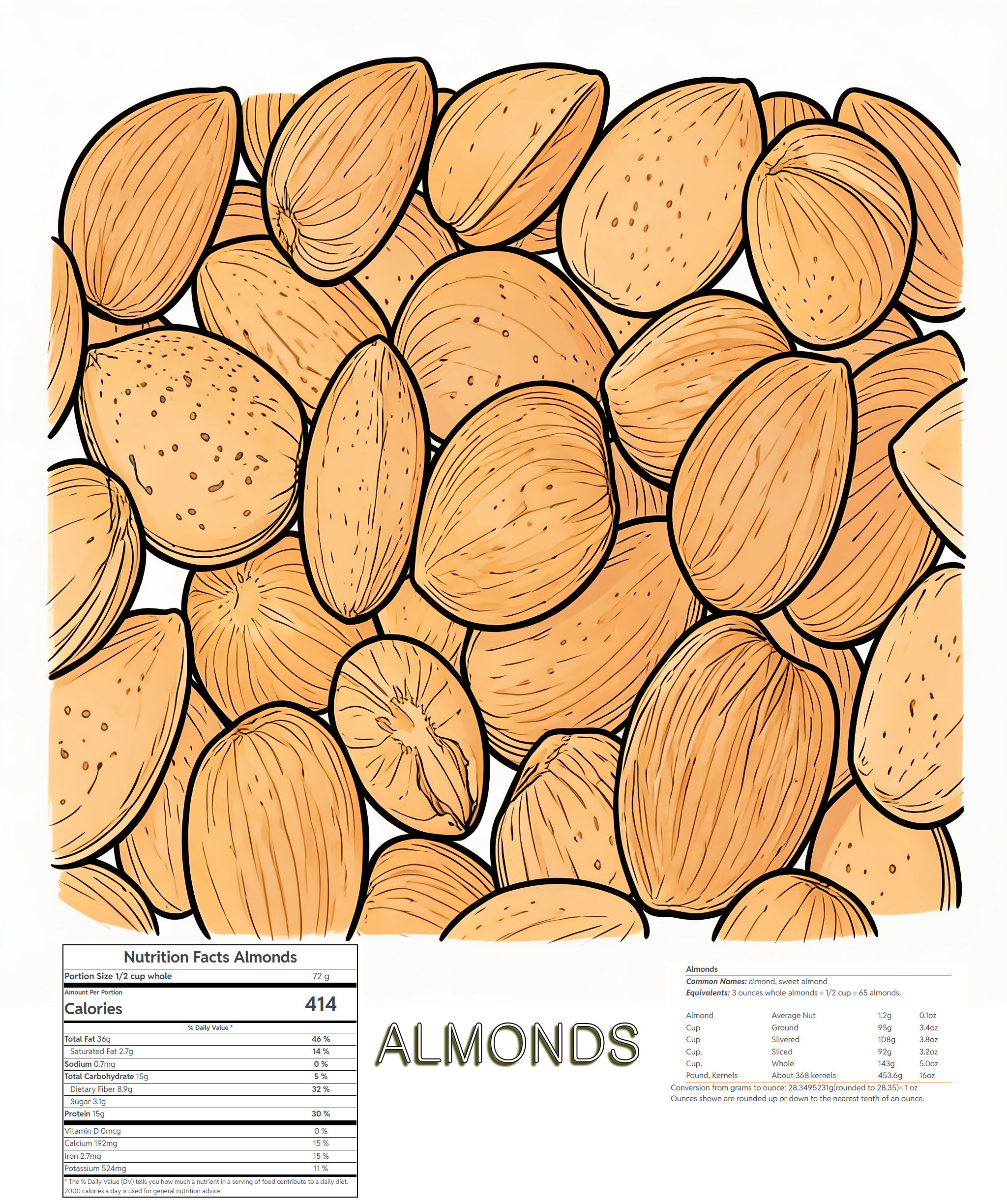 Almond Card