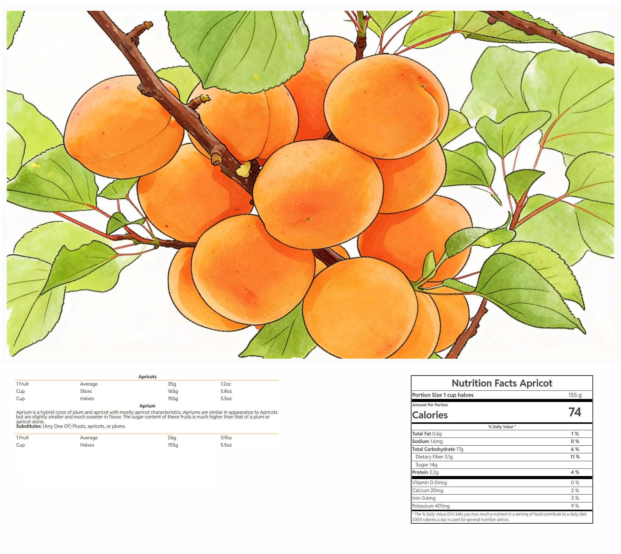 Apricot Card