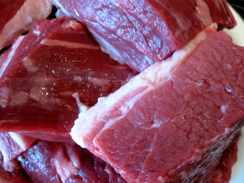 beef pieces