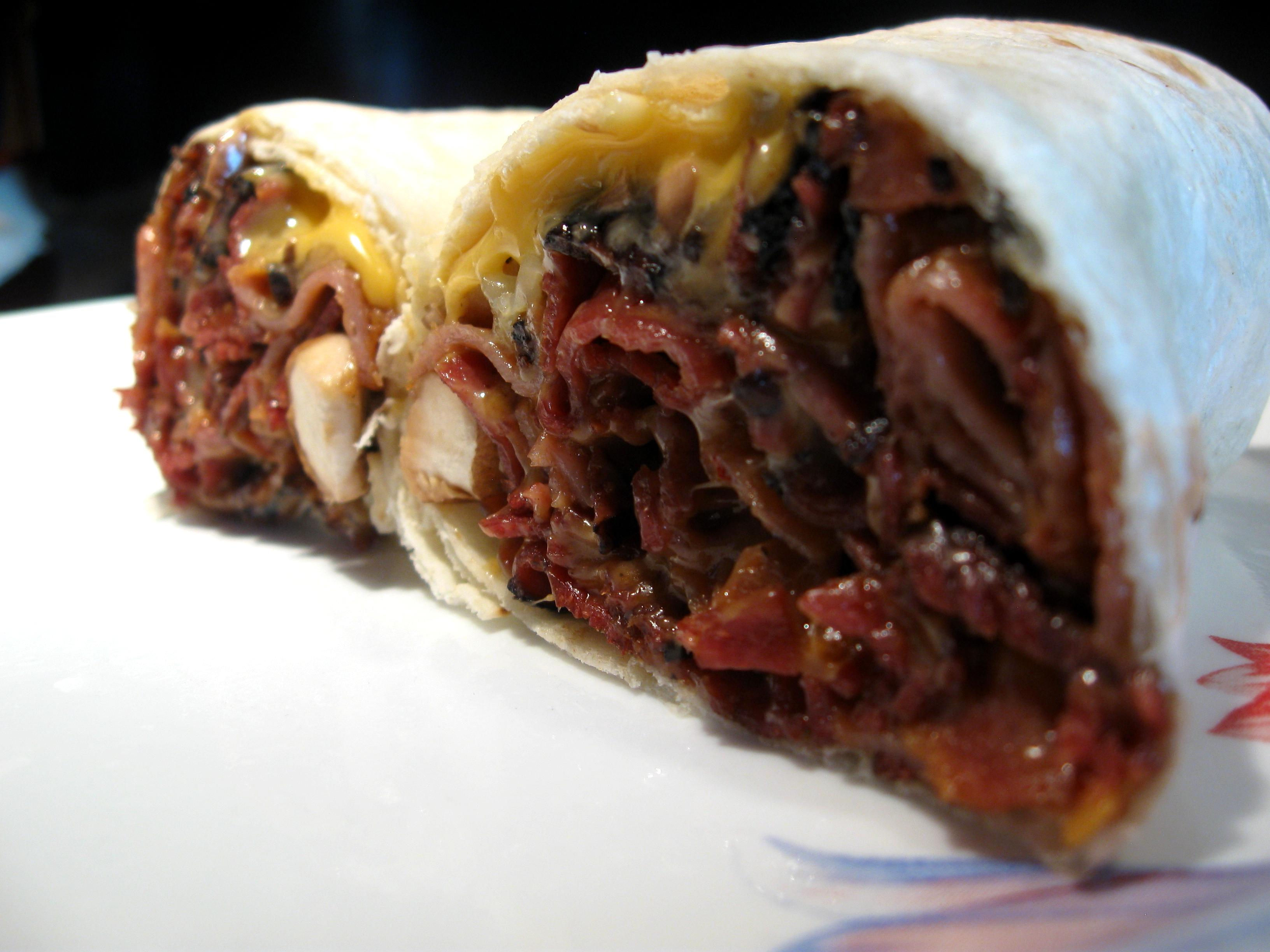 beef tortilla wrap