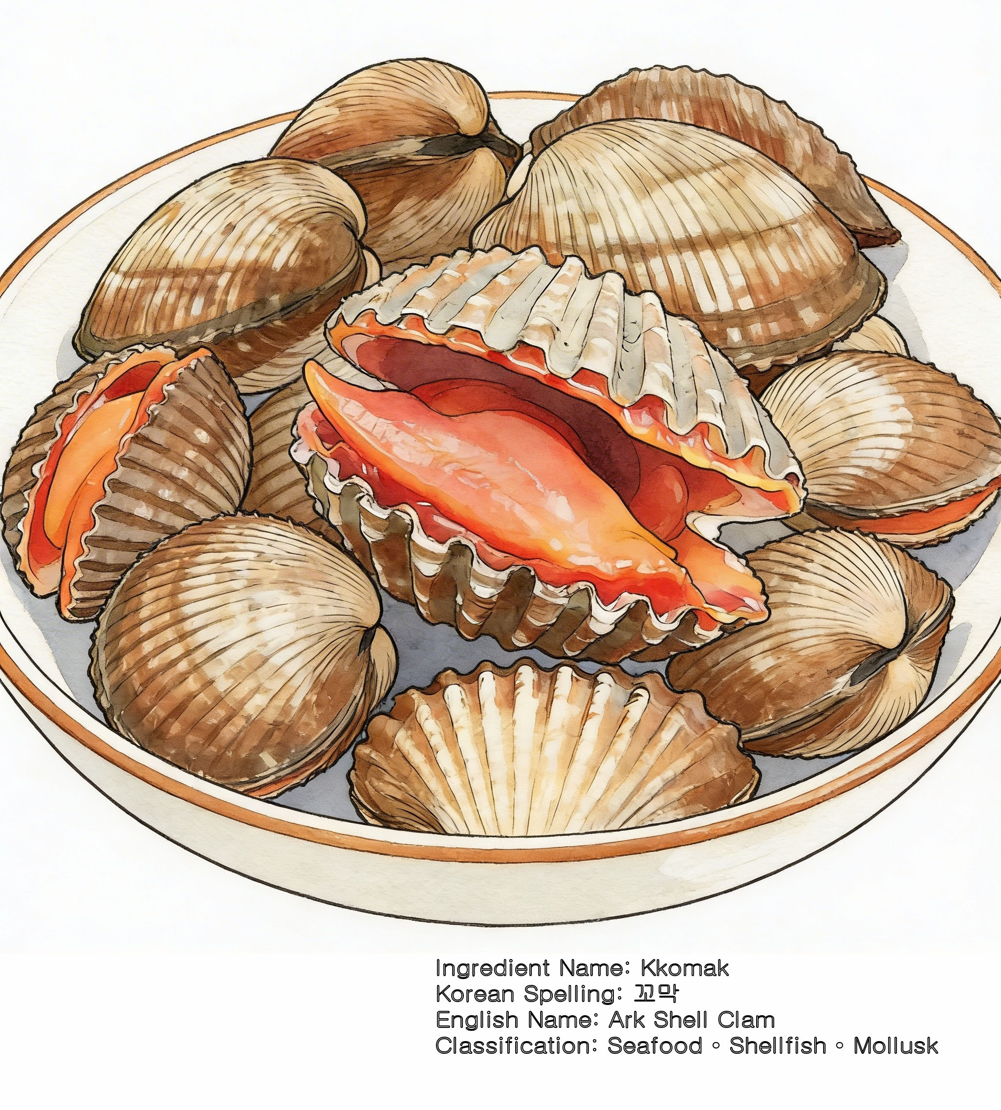 Kkomak ingredient card